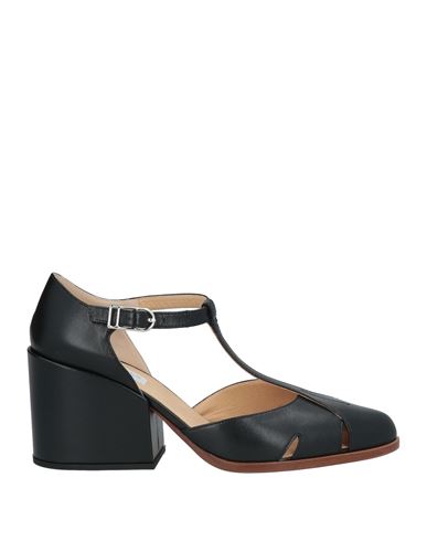 Gabriela Hearst Hawes Heel Pump In Black Leather In Black