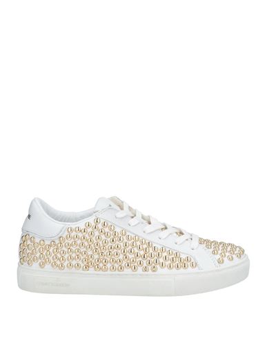 CRIME LONDON CRIME LONDON WOMAN SNEAKERS WHITE SIZE 7 LEATHER 