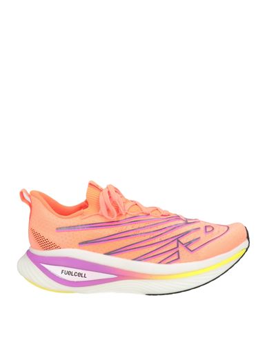 New Balance Man Sneakers Orange Size 9 Textile Fibers In Orange