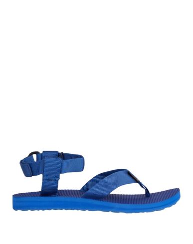 Teva Man Thong Sandal Blue Size 9 Textile Fibers In Blue