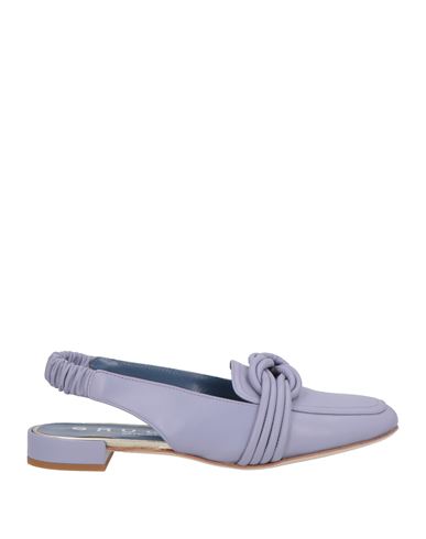 Bruglia Woman Ballet Flats Light Purple Size 8 Leather In Purple
