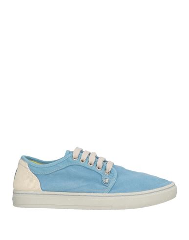 Satorisan Man Sneakers Light Blue Size 5 Textile Fibers In Blue