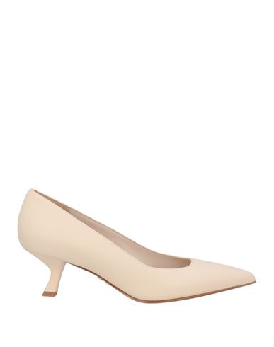 Sergio Levantesi Woman Pumps Ivory Size 7.5 Leather In White