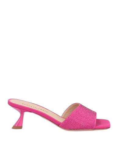 ROBERTO FESTA ROBERTO FESTA WOMAN SANDALS FUCHSIA SIZE 8 TEXTILE FIBERS 