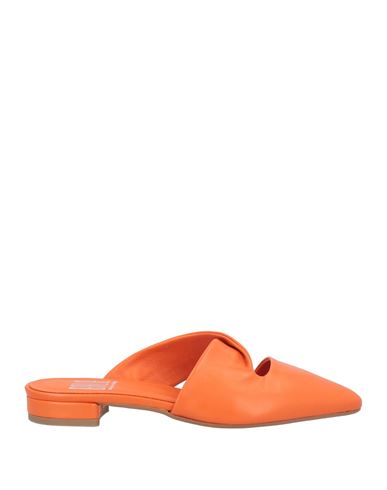 Bali Ē Woman Mules & Clogs Orange Size 7 Leather In Orange