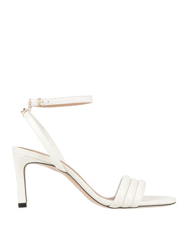 Hugo Boss Boss Woman Sandals Off White Size 8 Leather