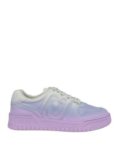 Liu •jo Woman Sneakers Lilac Size 8 Leather In Purple