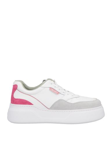 Liu •jo Woman Sneakers Light Grey Size 8 Leather