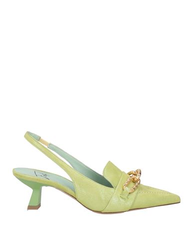 ROBERTO FESTA ROBERTO FESTA WOMAN PUMPS LIME GREEN SIZE 6 LEATHER 