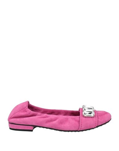 Kennel & Schmenger Woman Ballet Flats Pink Size 10.5 Leather In Pink