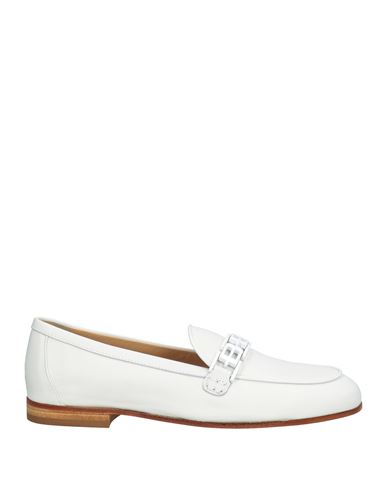 Baldinini Woman Loafers White Size 6 Calfskin In White