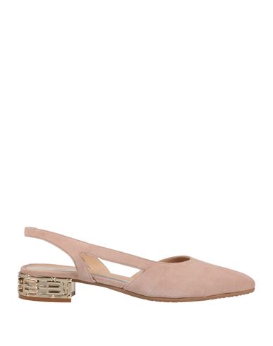 Baldinini Woman Ballet Flats Beige Size 6 Leather In Beige