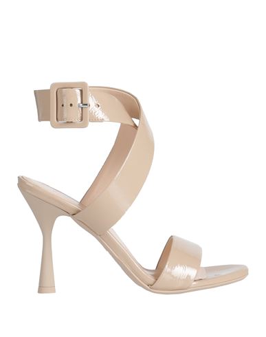 Agl Attilio Giusti Leombruni Agl Woman Sandals Beige Size 7.5 Leather In Beige