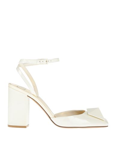 Valentino Garavani Woman Pumps White Size 7 Leather