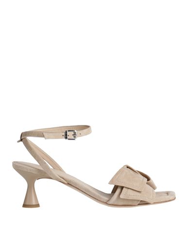 Kennel & Schmenger Woman Sandals Beige Size 10.5 Leather In Brown
