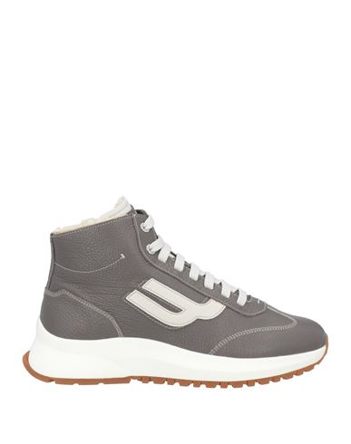 Bally Man Sneakers Lead Size 9 Leather In Grey