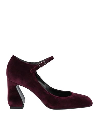 SI ROSSI BY SERGIO ROSSI SI ROSSI BY SERGIO ROSSI WOMAN PUMPS PLUM SIZE 7 TEXTILE FIBERS 