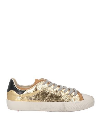 Hidnander Woman Sneakers Camel Size 11 Leather, Textile Fibers In Beige