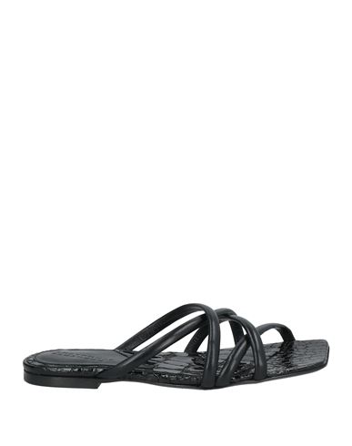 DOROTHEE SCHUMACHER DOROTHEE SCHUMACHER WOMAN SANDALS BLACK SIZE 8 LEATHER 