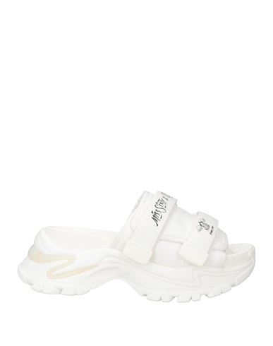 Miss Sixty Woman Sandals White Size 8 Leather In White