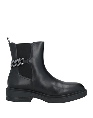 Liu •jo Woman Ankle Boots Black Size 6 Calfskin In Black