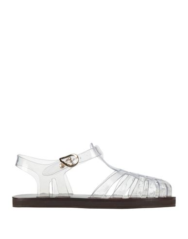 Ancient Greek Sandals Woman Sandals Transparent Size 10 Rubber In Transparent