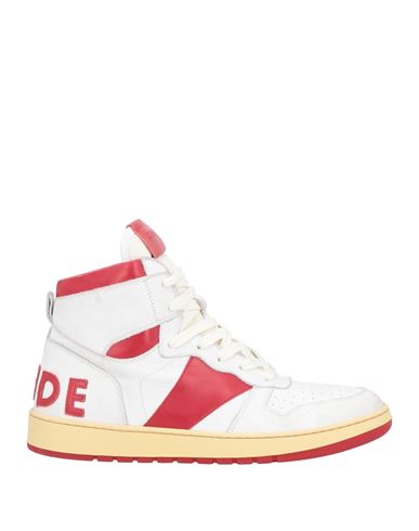 Rhude Man Sneakers Red Size 9 Leather In Red