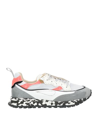 Hidnander Man Sneakers White Size 13 Leather, Textile Fibers In White