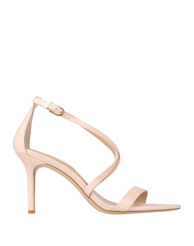 Ralph Lauren Lauren  Woman Sandals Light Pink Size 7 Leather In Pink