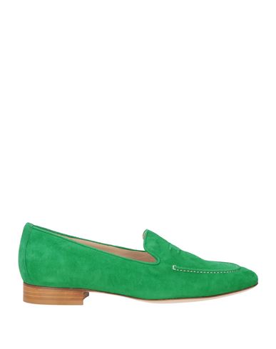 Kiton Woman Loafers Green Size 11 Leather