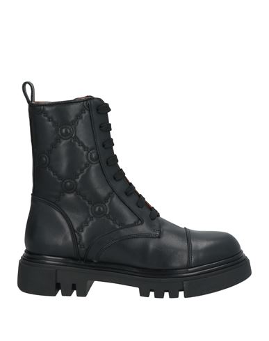 Evaluna Woman Ankle Boots Black Size 8 Calfskin In Black