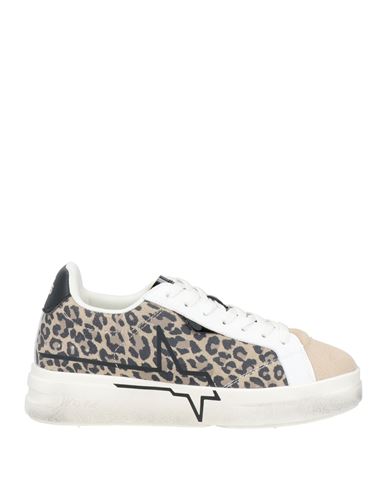W6yz Woman Sneakers Off White Size 6.5 Leather In Off White
