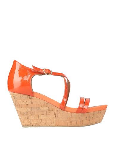 VIC MATIE VIC MATIĒ WOMAN MULES & CLOGS ORANGE SIZE 7 LEATHER 