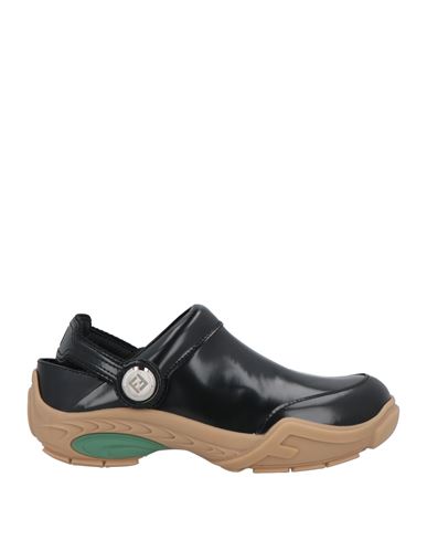 Fendi Woman Mules & Clogs Black Size 10.5 Leather In Black