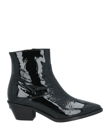 ZADIG & VOLTAIRE ZADIG & VOLTAIRE WOMAN ANKLE BOOTS BLACK SIZE 7 LEATHER 