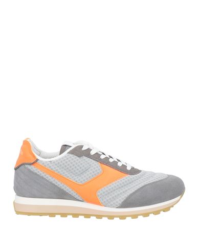 Pantofola D'oro Man Sneakers Light Grey Size 9 Calfskin, Textile Fibers In Grey
