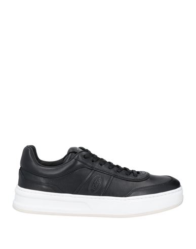 Tod's Lace-up Shearling Sneakers In Black