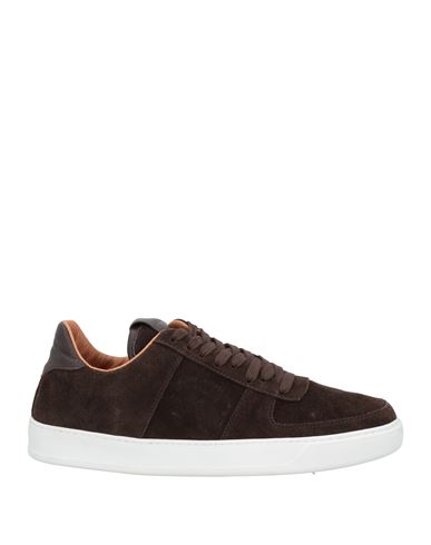 Pantofola D'oro Man Sneakers Brown Size 9 Leather In Brown