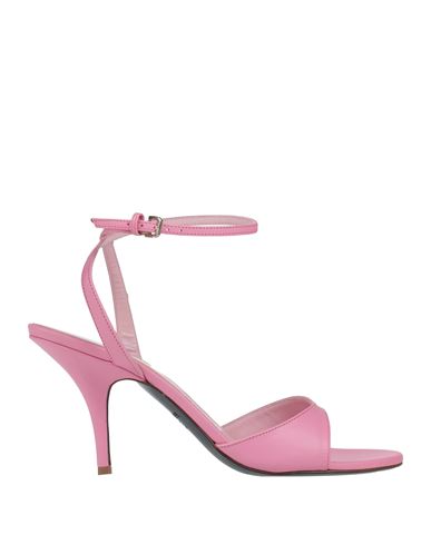 PATRIZIA PEPE PATRIZIA PEPE WOMAN SANDALS PINK SIZE 8 LEATHER