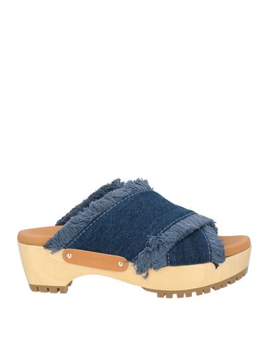 See By Chloé 60mm Frayed Denim Sandals In Blue