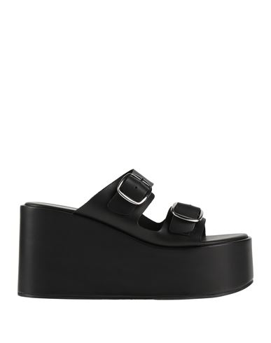 COPERNI COPERNI WOMAN SANDALS BLACK SIZE 11 LEATHER 