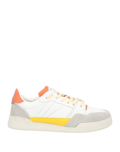 Monoway Man Sneakers White Size 8 Leather In White