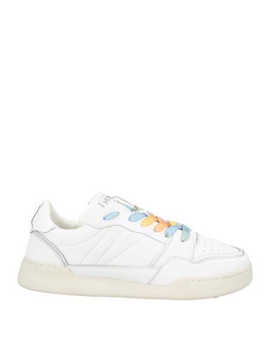 Monoway Man Sneakers White Size 8 Leather In White