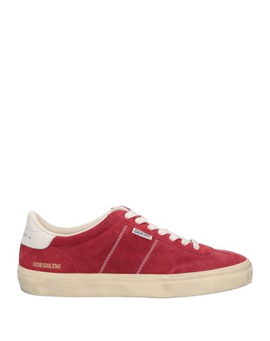 Golden Goose Low Top Sneakers Distressed Finish In Red