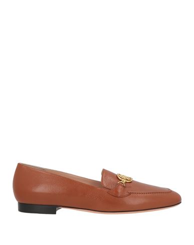Bally Woman Loafers Tan Size 8 Goat Skin In Brown