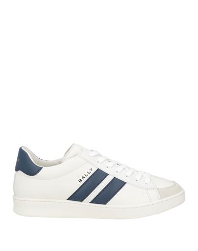 Bally Man Sneakers White Size 9 Calfskin In White