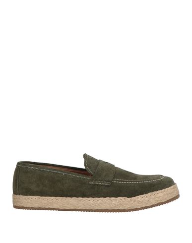 Why Not Brand Man Espadrilles Dark Green Size 9 Leather