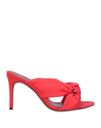 Alexandre Birman Woman Sandals Red Size 7 Textile Fibers In Red