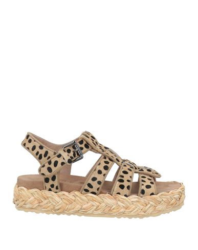 Mou `raffia Braid Sandals` In Beige