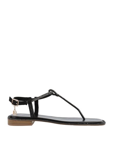 Sandalias de dedo Mujer Negro 36,37,38,39 Mujer